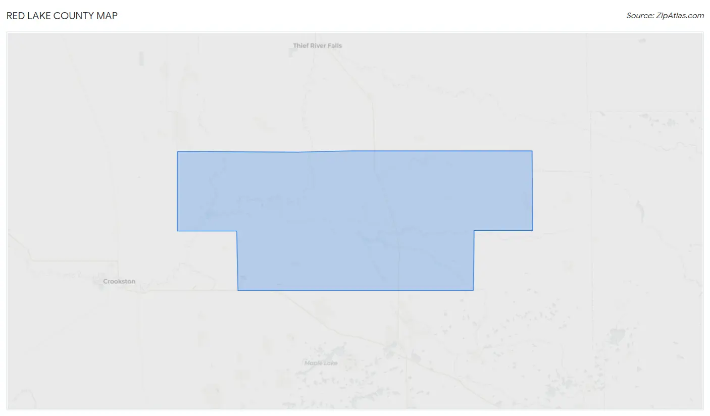 Red Lake County Map