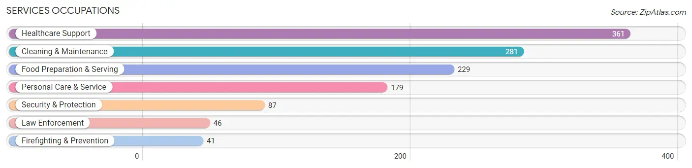 Services Occupations in Sibley County