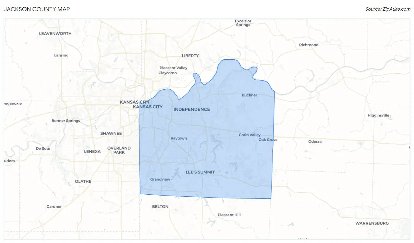 Jackson County Map