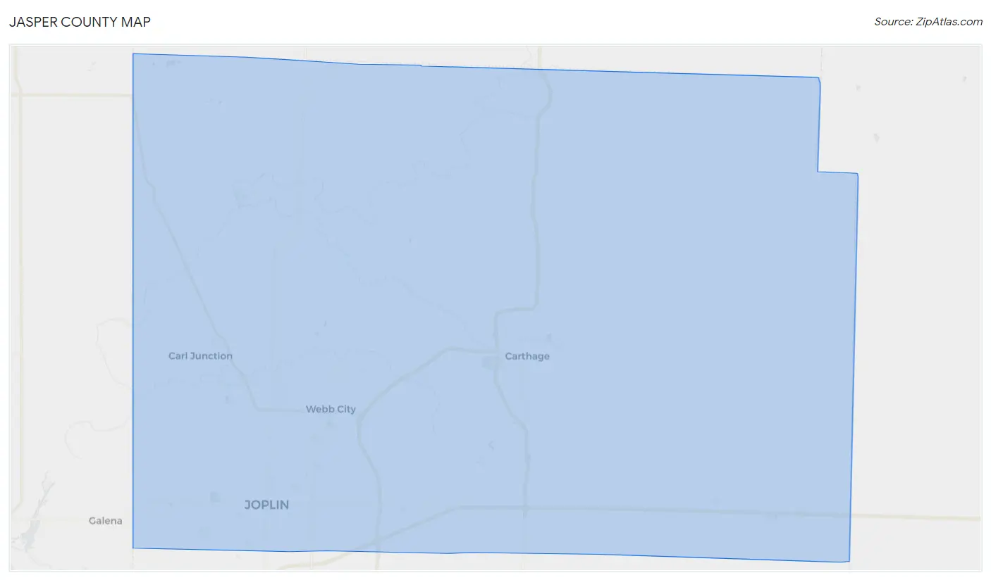 Jasper County Map