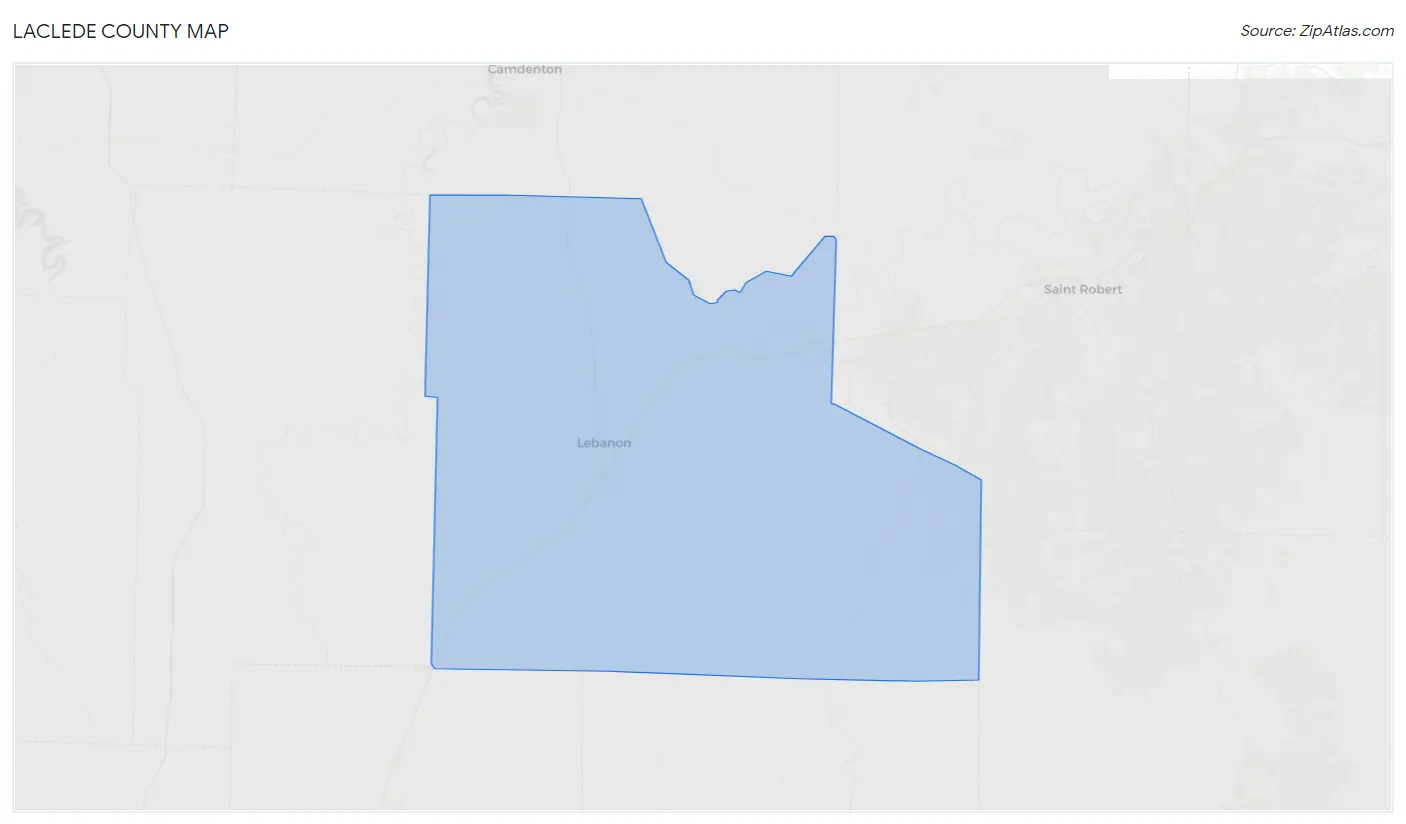 Laclede County Map