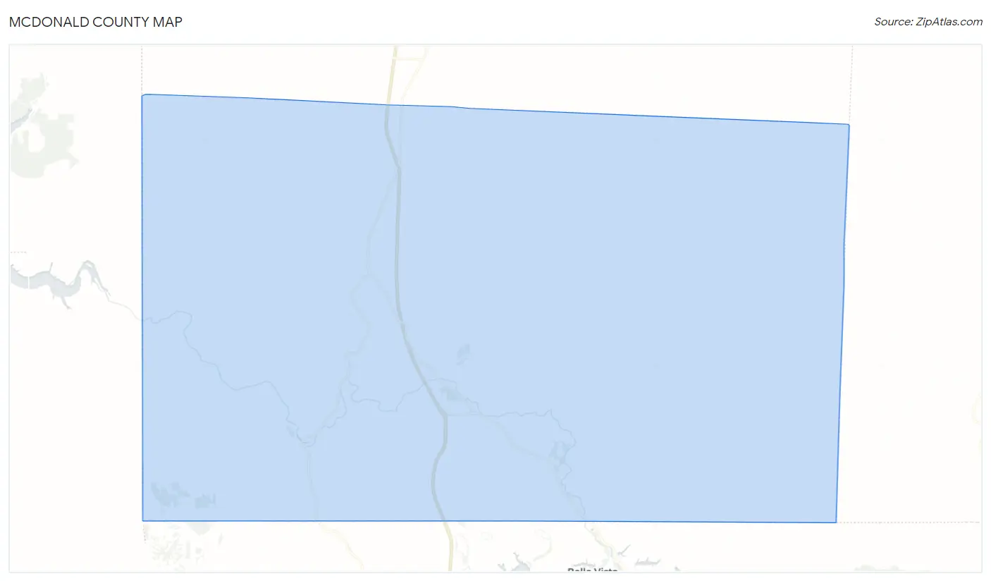 McDonald County Map