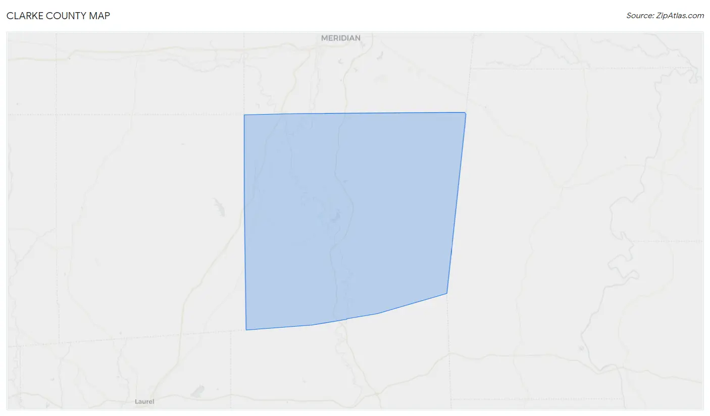 Clarke County Map