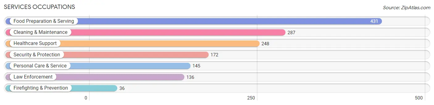 Services Occupations in George County