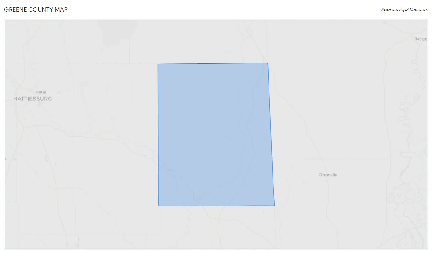 Greene County Map