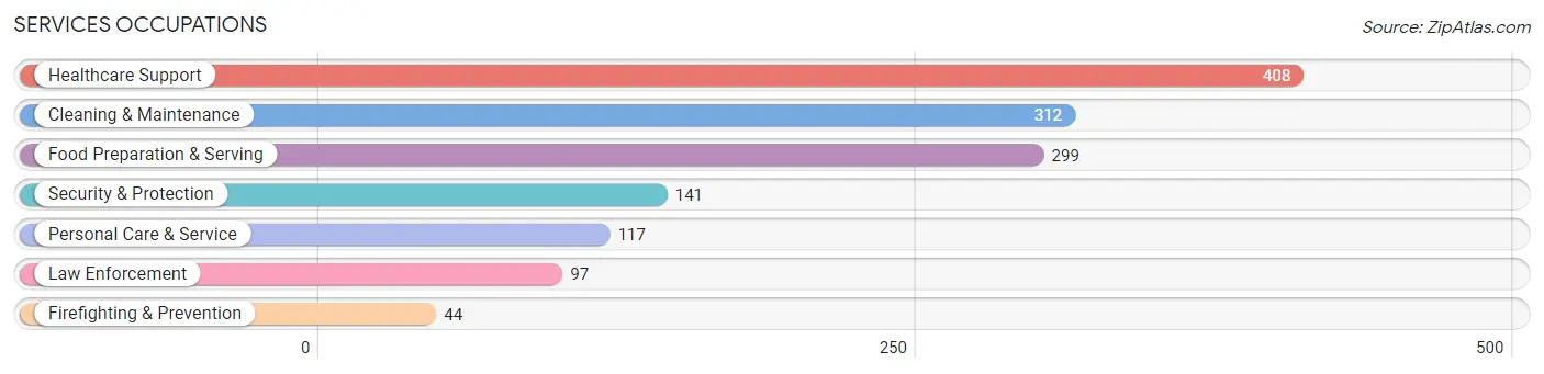 Services Occupations in Marion County