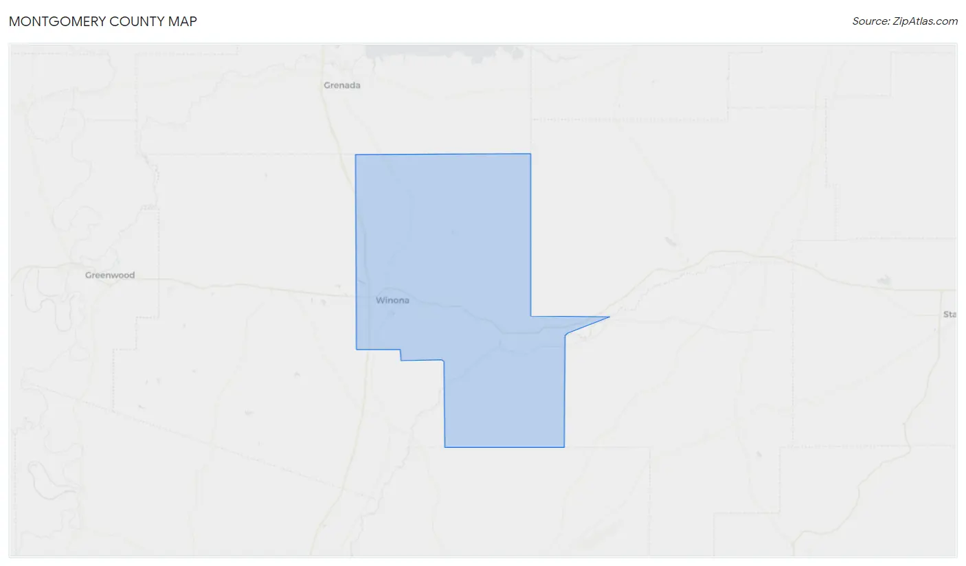 Montgomery County Map