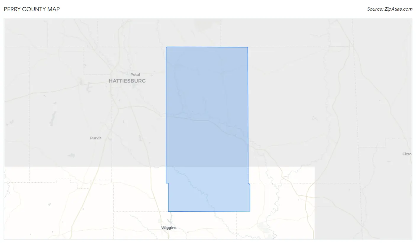 Perry County Map