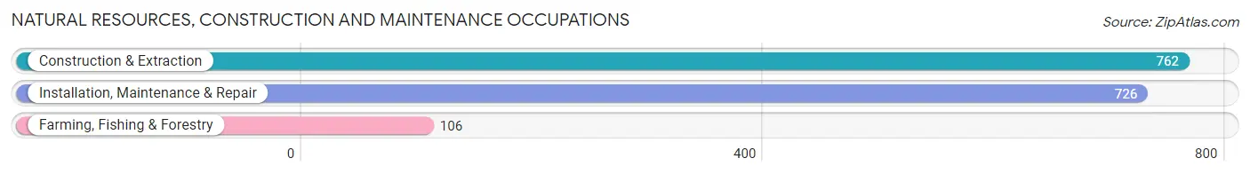 Natural Resources, Construction and Maintenance Occupations in Scott County