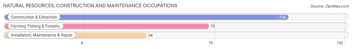 Natural Resources, Construction and Maintenance Occupations in Sharkey County