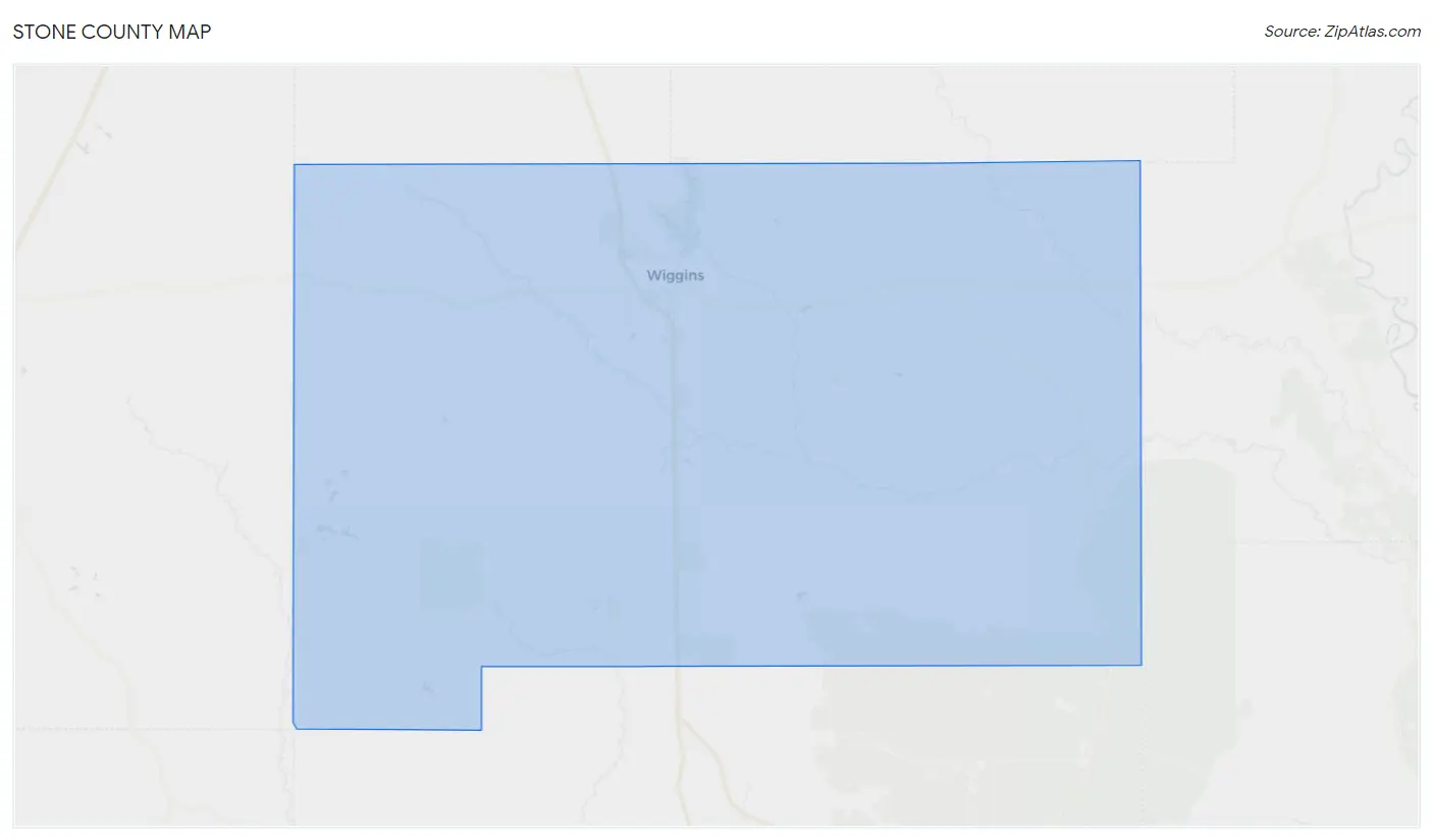 Stone County Map
