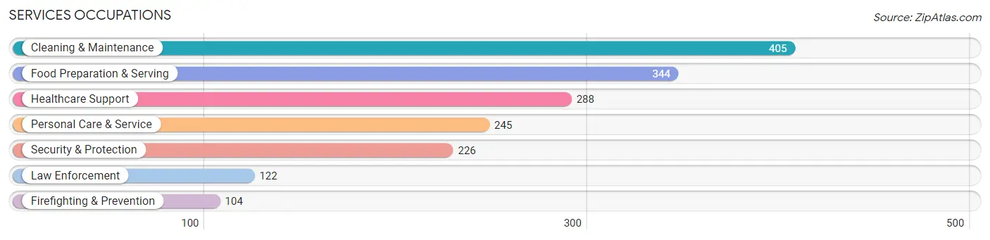 Services Occupations in Union County