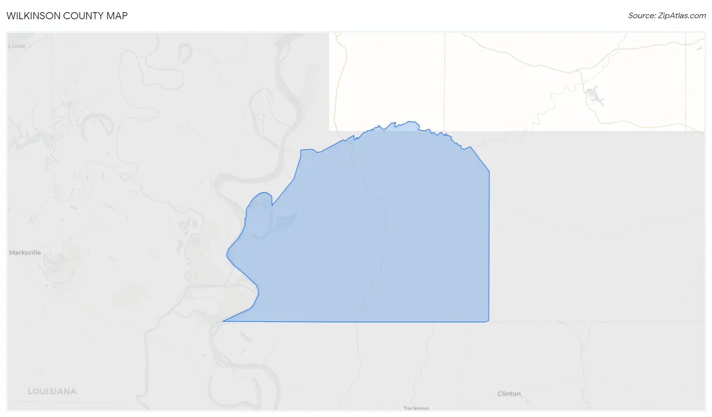 Wilkinson County Map