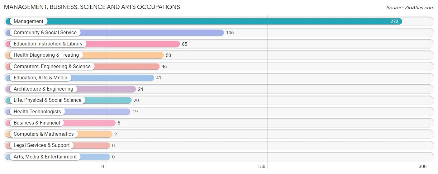 Management, Business, Science and Arts Occupations in Fallon County