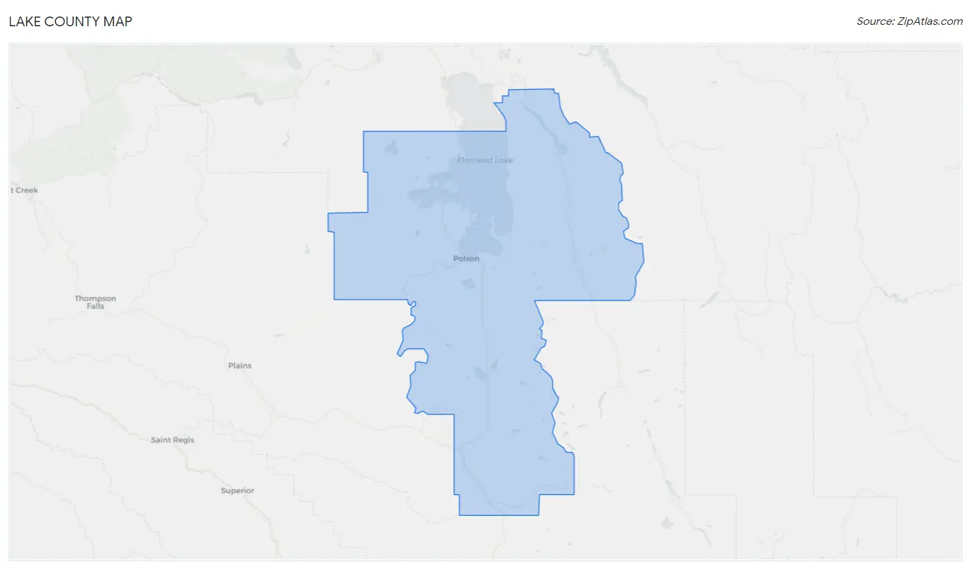 Lake County Map