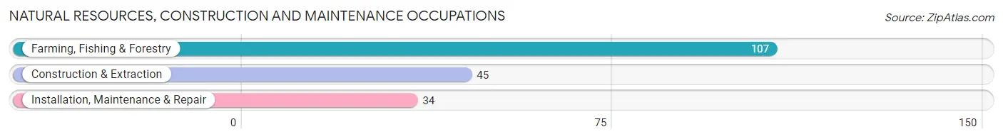 Natural Resources, Construction and Maintenance Occupations in Powell County