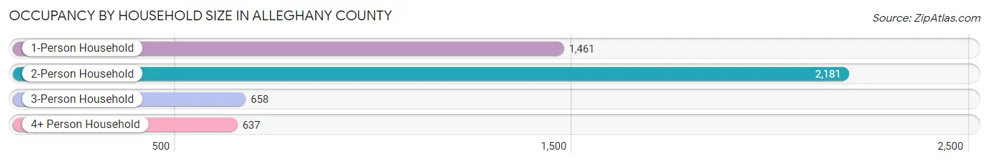 Occupancy by Household Size in Alleghany County