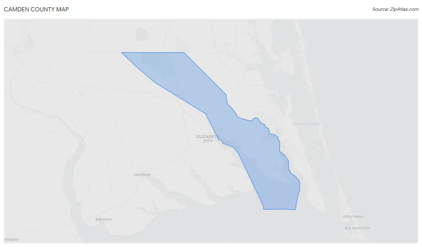 Camden County Map