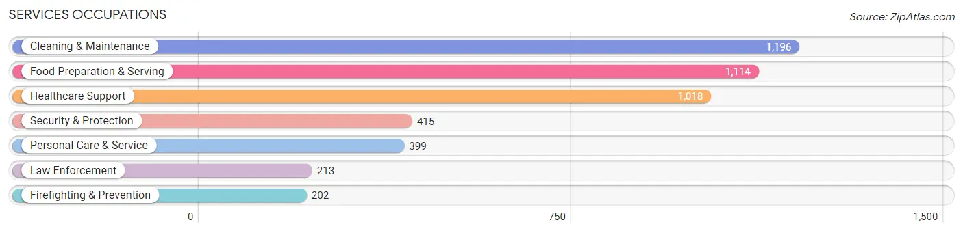 Services Occupations in Edgecombe County
