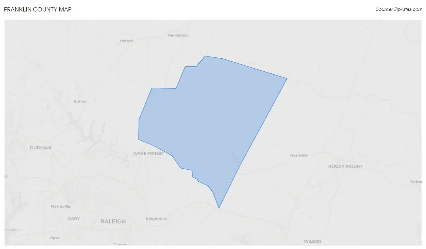 Franklin County Map