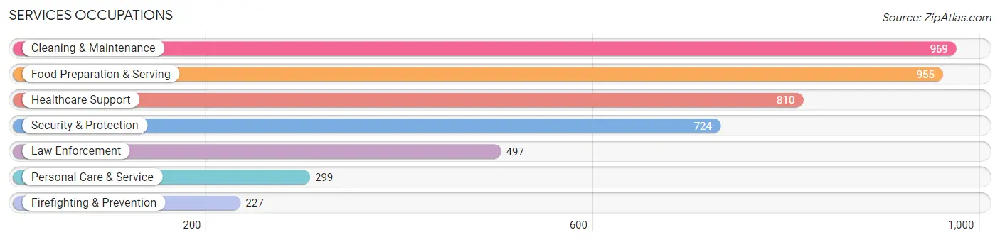 Services Occupations in Halifax County