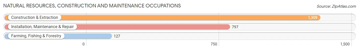 Natural Resources, Construction and Maintenance Occupations in Haywood County