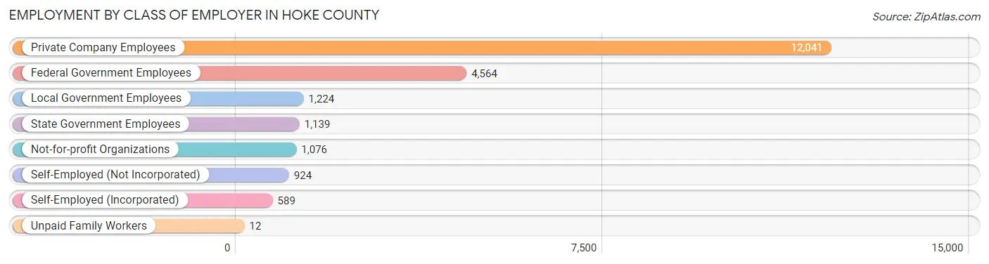 Employment by Class of Employer in Hoke County