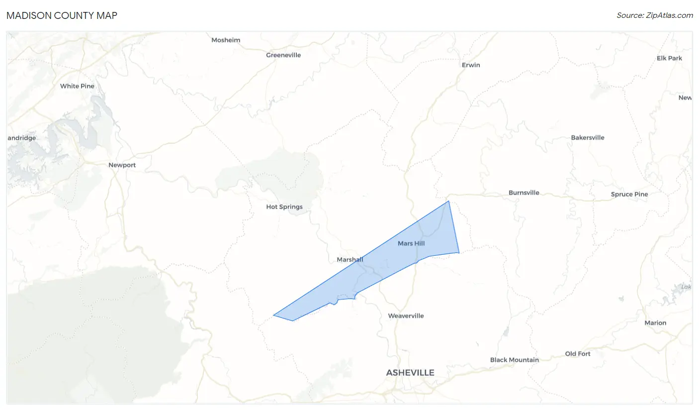 Madison County Map