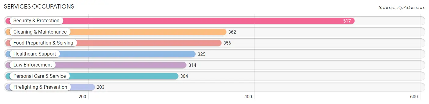 Services Occupations in Madison County