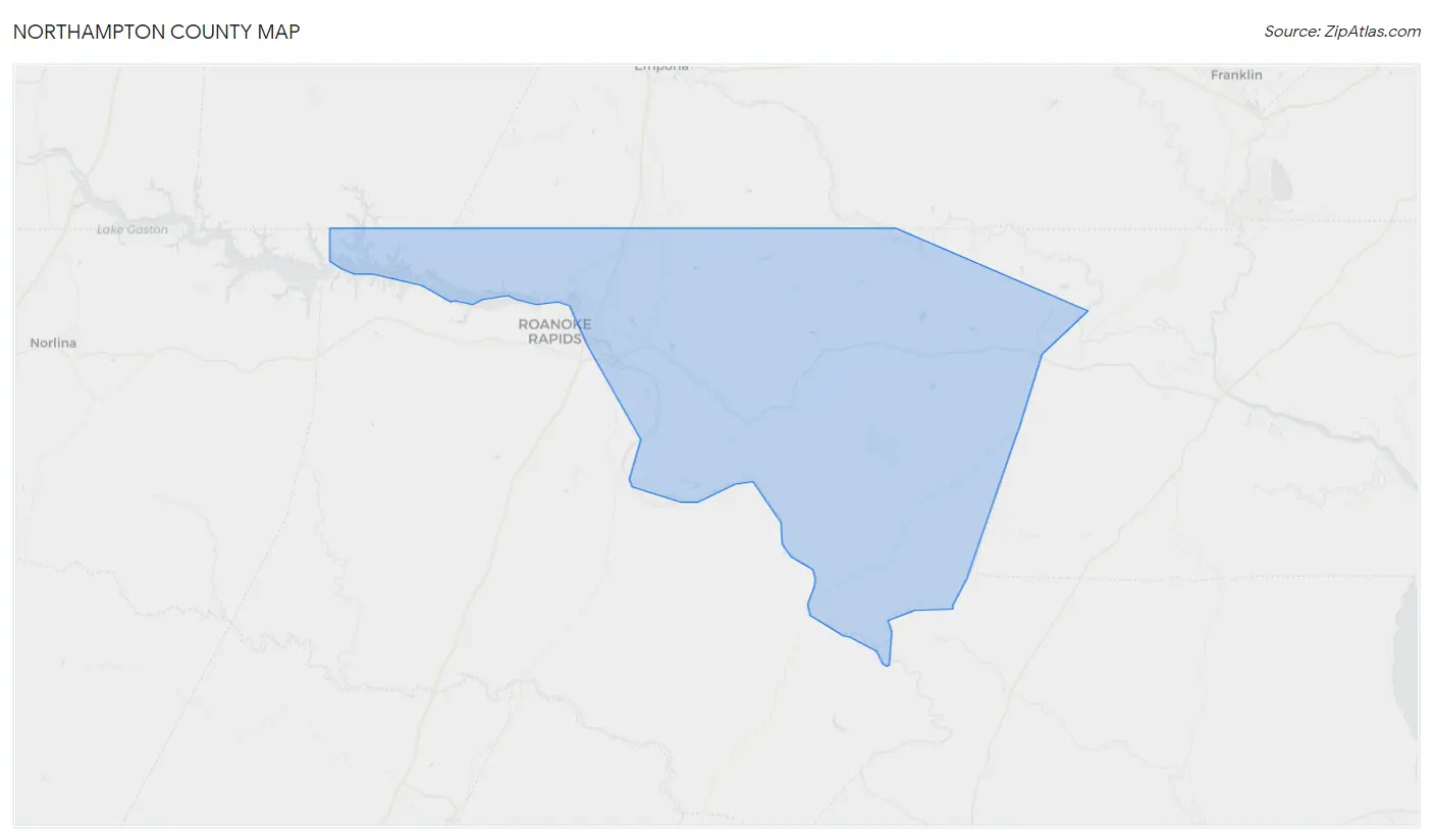 Northampton County Map
