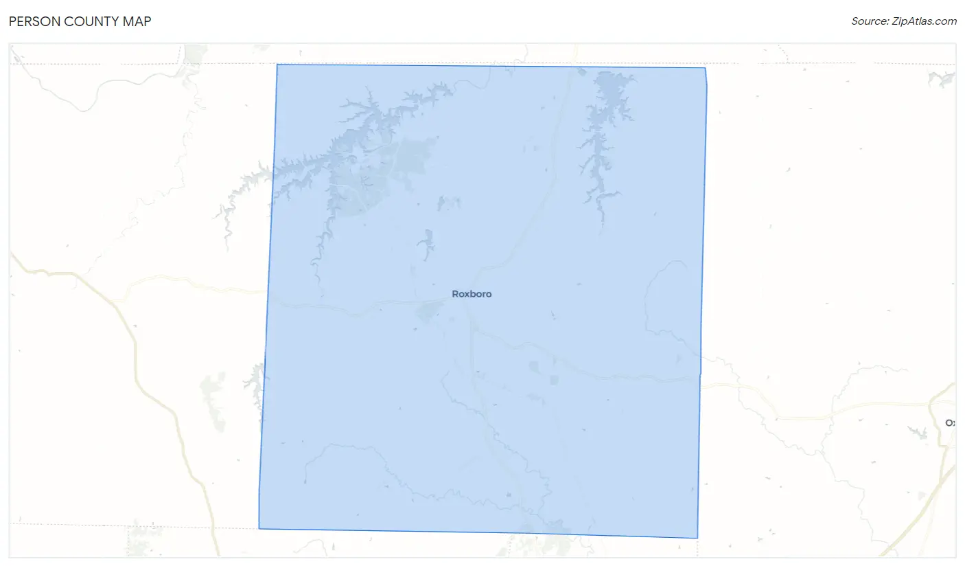 Person County Map