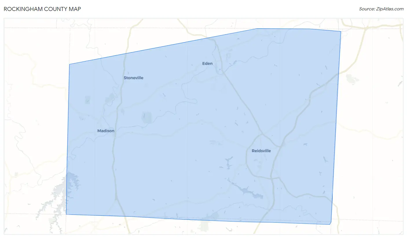 Rockingham County Map