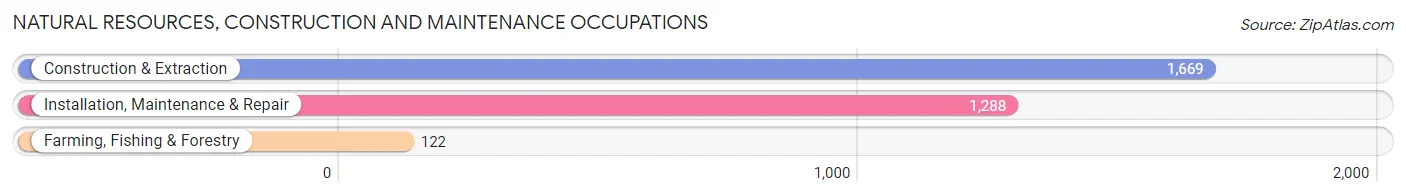 Natural Resources, Construction and Maintenance Occupations in Rutherford County