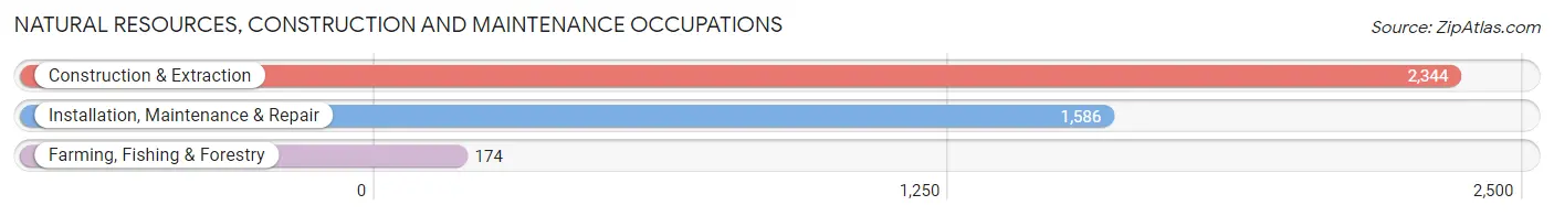 Natural Resources, Construction and Maintenance Occupations in Stanly County