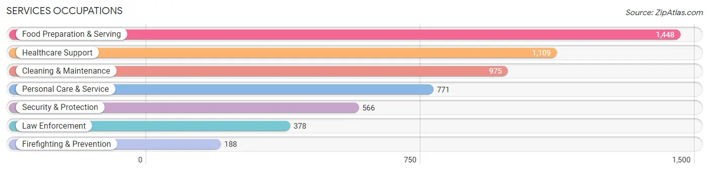 Services Occupations in Stanly County