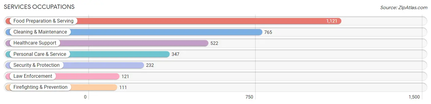 Services Occupations in Transylvania County