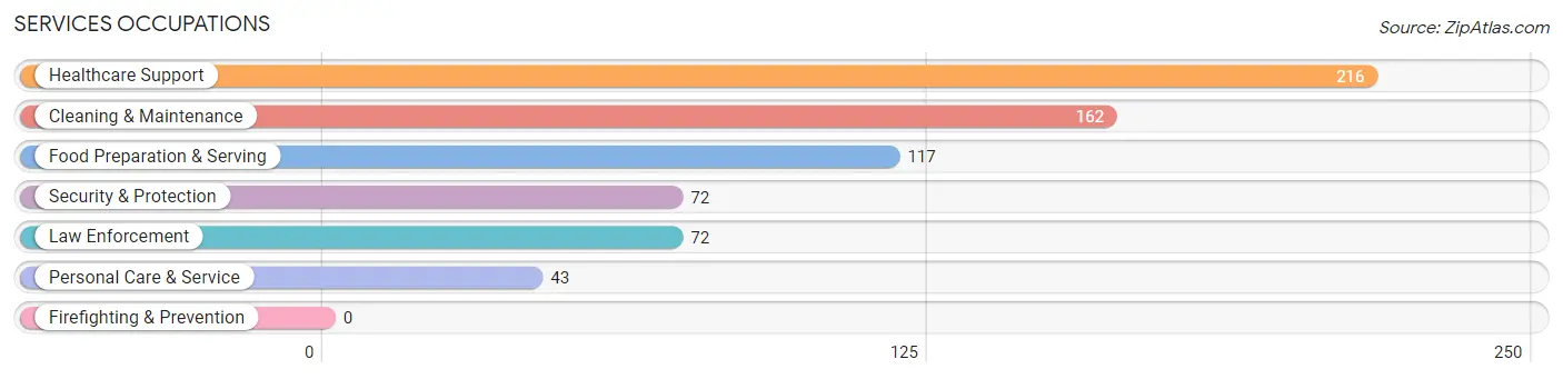 Services Occupations in Washington County