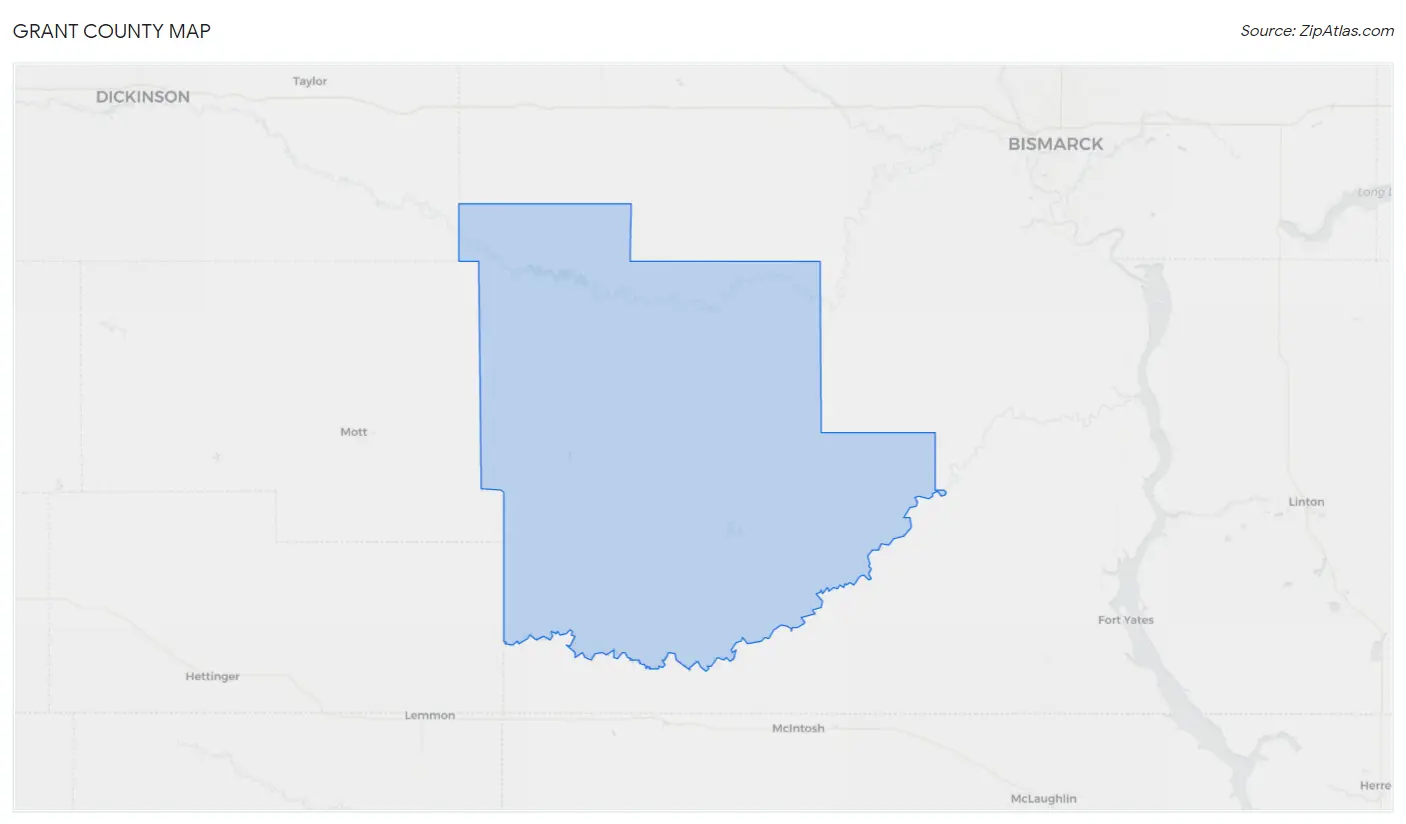 Grant County Map