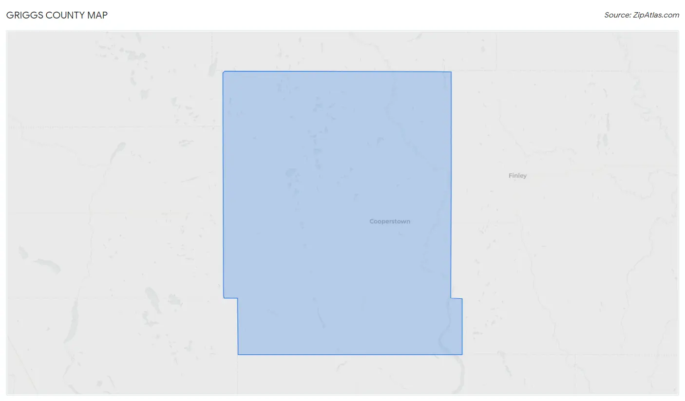 Griggs County Map