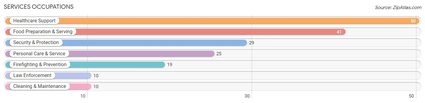 Services Occupations in Hettinger County