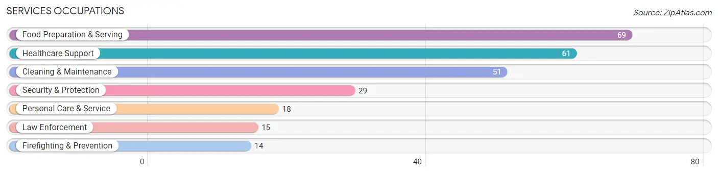 Services Occupations in Nelson County