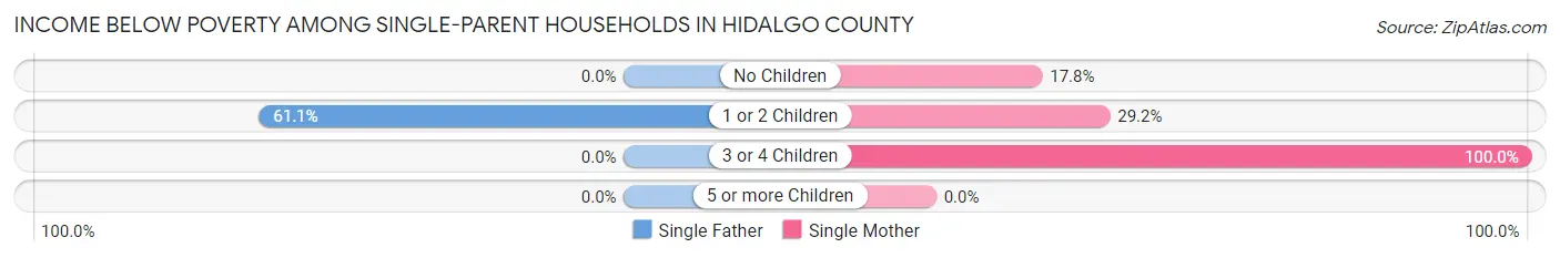 Income Below Poverty Among Single-Parent Households in Hidalgo County