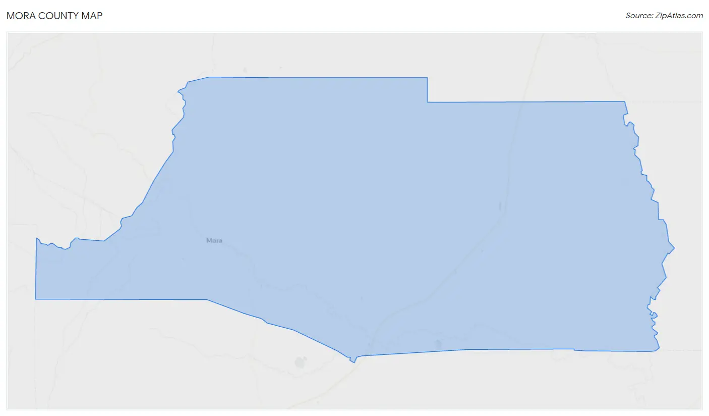 Mora County Map