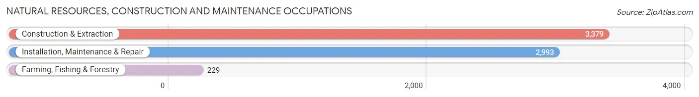 Natural Resources, Construction and Maintenance Occupations in Sandoval County