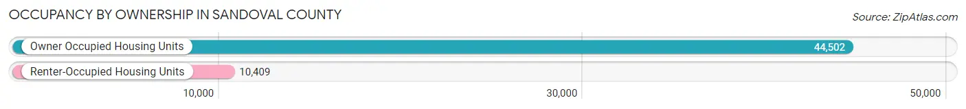 Occupancy by Ownership in Sandoval County