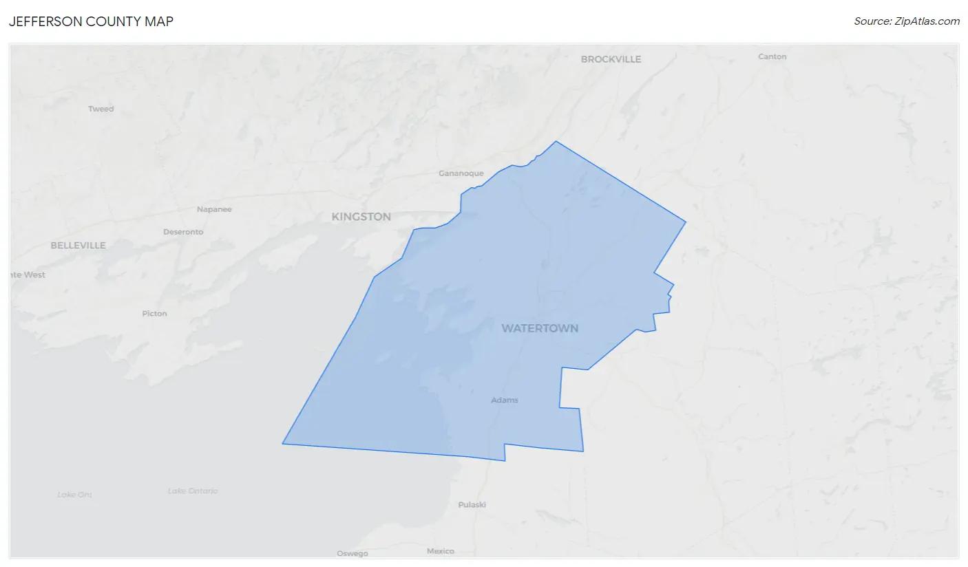 Jefferson County Map