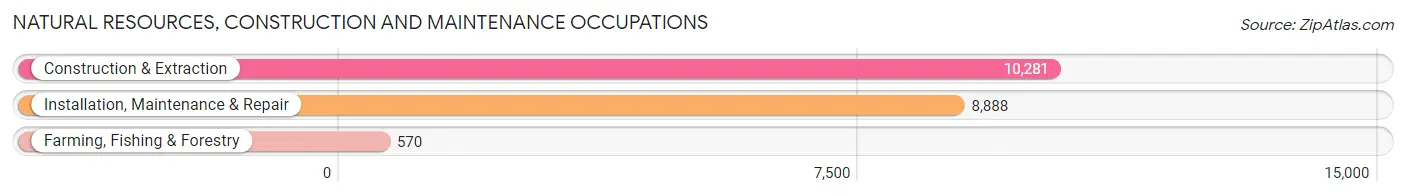 Natural Resources, Construction and Maintenance Occupations in Monroe County