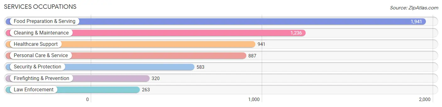 Services Occupations in Otsego County