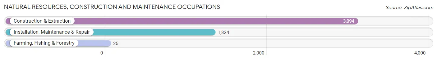 Natural Resources, Construction and Maintenance Occupations in Putnam County