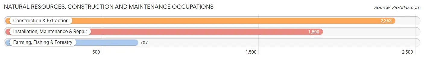 Natural Resources, Construction and Maintenance Occupations in Wayne County